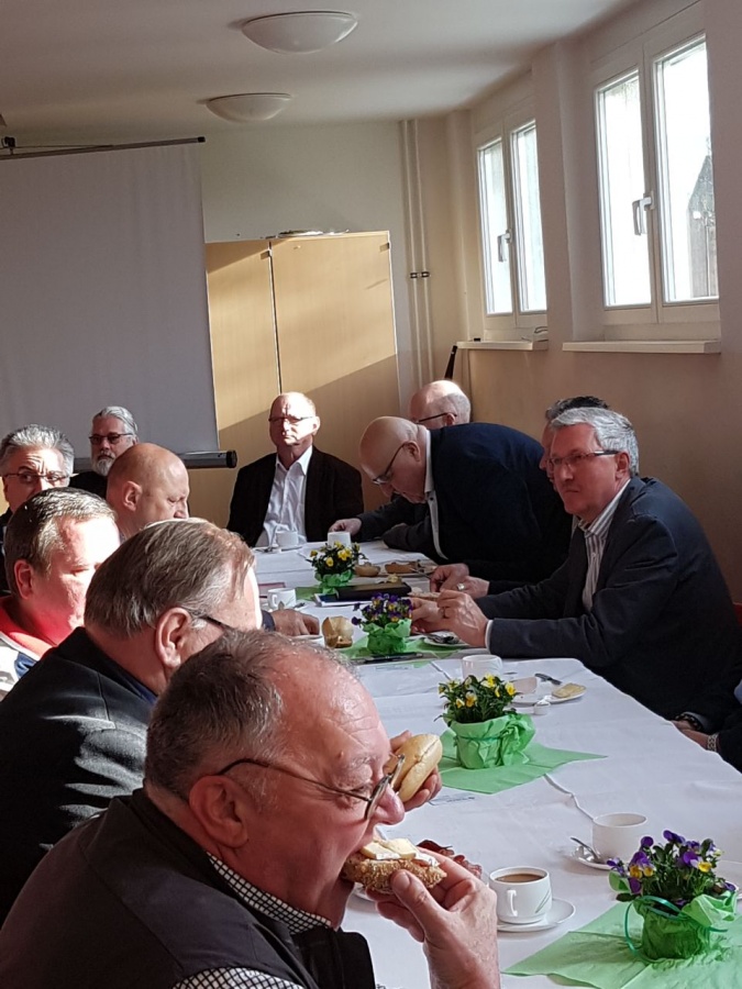 Unternehmerfrühstück 10.04.18 bei der Bäckerei Kuske in Schönwalde