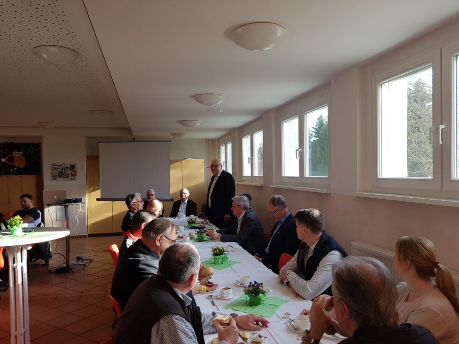 Unternehmerfrühstück 10.04.18 bei der Bäckerei Kuske in Schönwalde