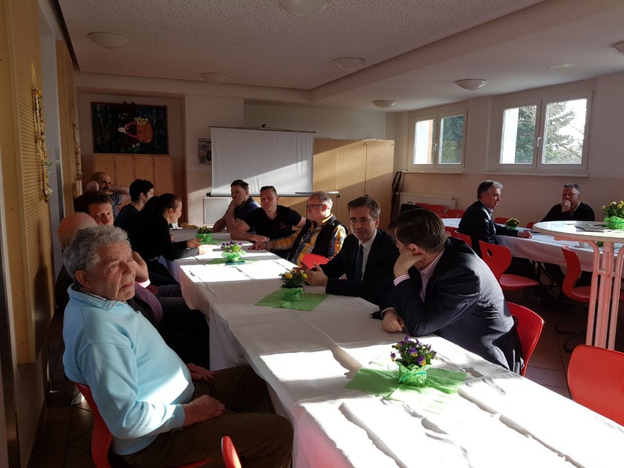 Unternehmerfrühstück 10.04.18 bei der Bäckerei Kuske in Schönwalde