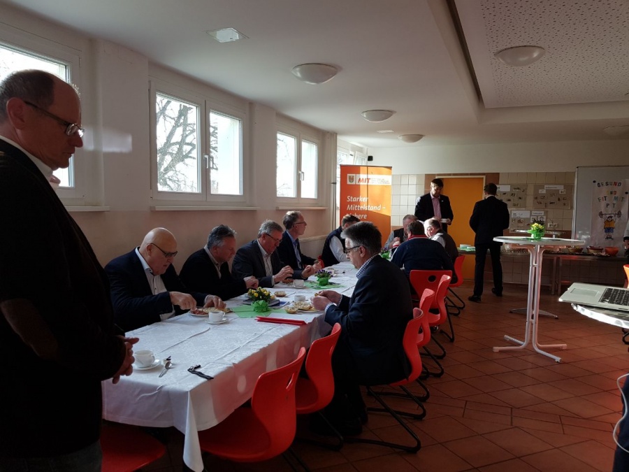 Unternehmerfrühstück 10.04.18 bei der Bäckerei Kuske in Schönwalde