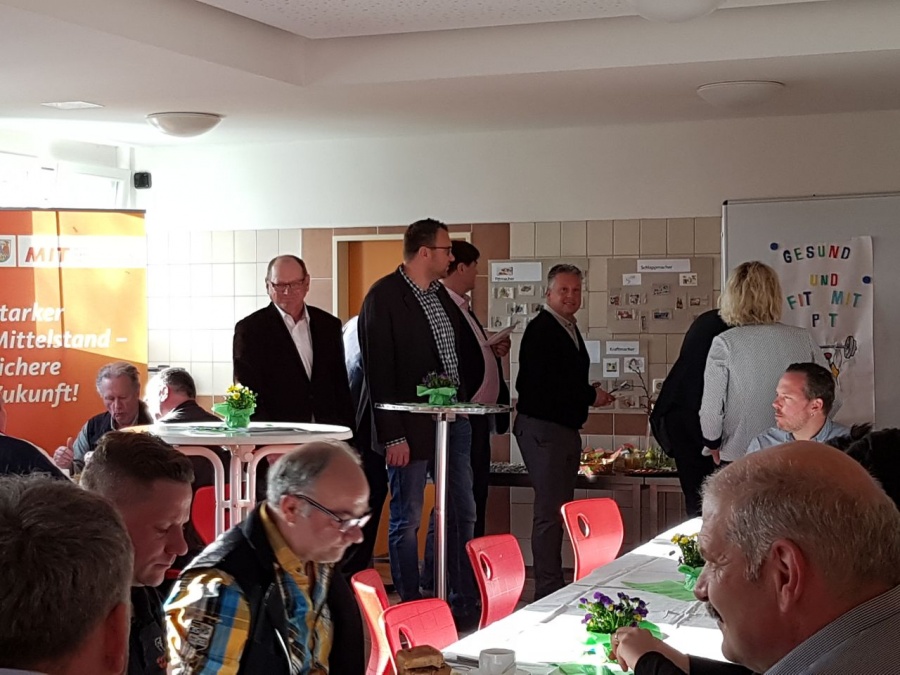 Unternehmerfrühstück 10.04.18 bei der Bäckerei Kuske in Schönwalde