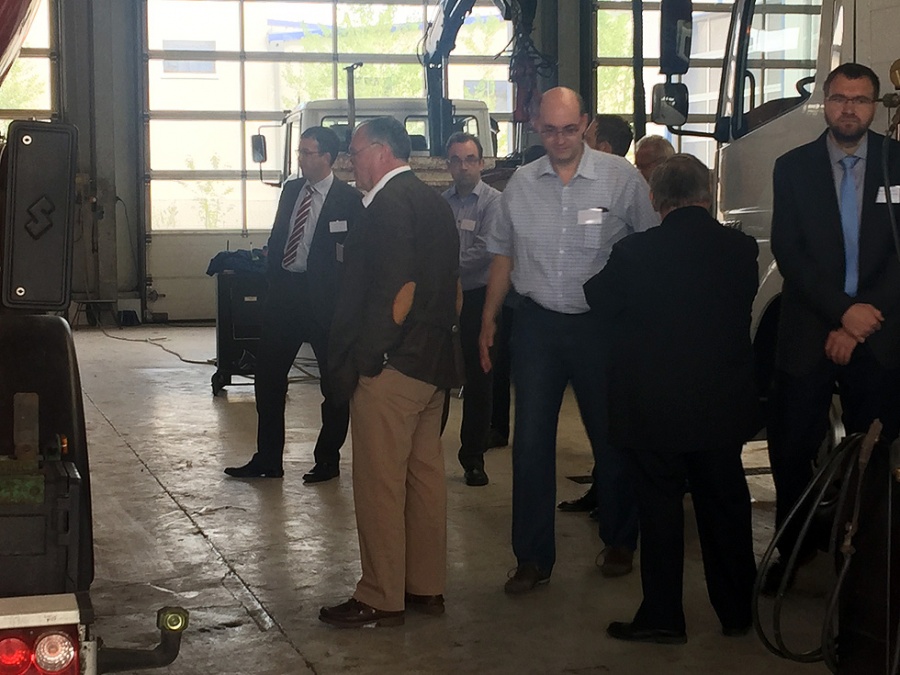 Wirtschaftstalk bei Fahrzeugbau Wischmann