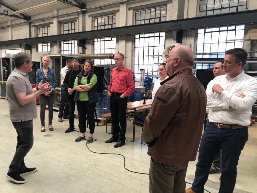 18.04.18 - Wirtschaftstalk bei der Firma Airkom GmbH in Wildau