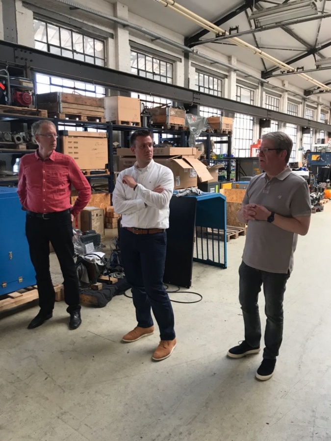 18.04.18 - Wirtschaftstalk bei der Firma Airkom GmbH in Wildau